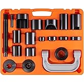 VEVOR Ball Joint Press Kit, 21 pcsTool Kit, C-press Ball joint Remove and Install Tools, for Most 2WD and 4WD Cars, Heavy Dut