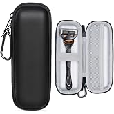 KXOYJAD Razor Travel Case for Gillette Fusion5, Mach3, ProGlide Shield Men's Razor &amp; Harrys, Shockproof Waterproof Case