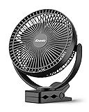 Koonie 10000mAh Rechargeable Desk Fan, 8-Inch