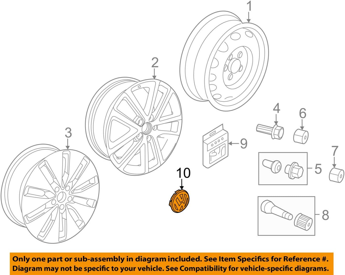 Amazon Com Volkswagen 3b7 601 171 Xrw Center Cap Automotive