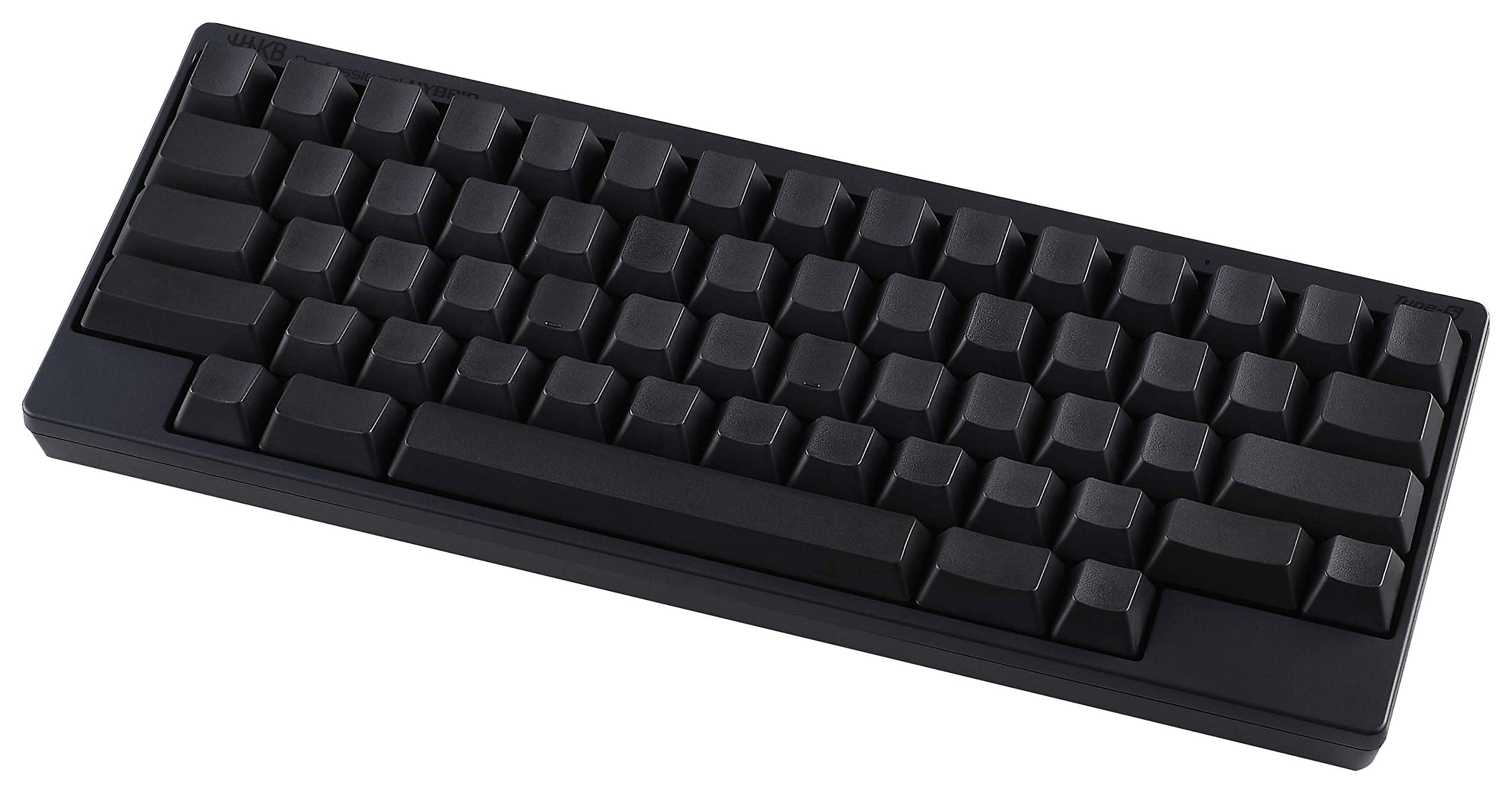 HHKB HYBRID Type-S Charcoal PD-KB800BNS, Blank Silent Mechanical 60% Compact USB-C Keyboard