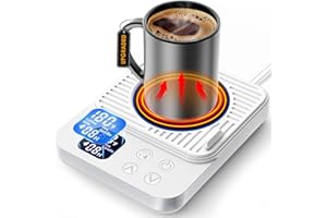HOSCARER Mug Warmer Gifts for Men - 36W Faster Heating Coffee Cup Warmer for Desk Tea Lovers Gift Ideas Coffee Accessories Ca
