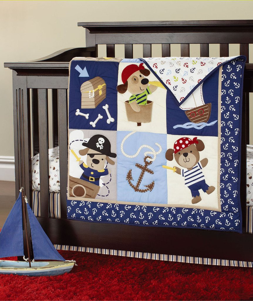 pirate crib sheets