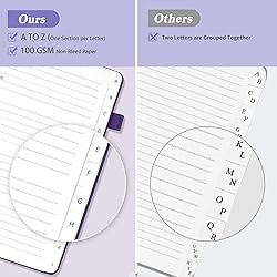 Address Book with Alphabetical Tabs, Hardcover