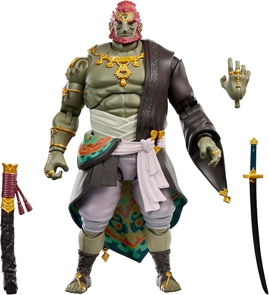 Hasbro The Legend of Zelda Heroes of Hyrule Ganondorf | The Legend of Zelda: Tears of the Kingdom Deluxe Collectible 6-Inch A
