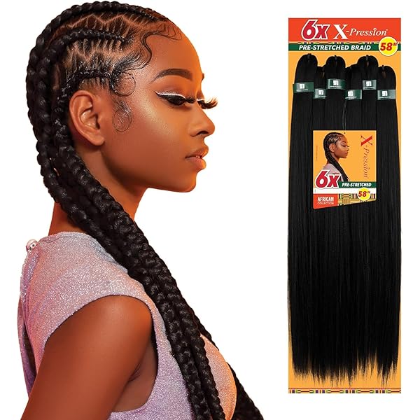 Amazon.com : Sensationnel X-pression prestretched braiding hair