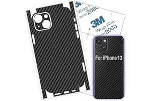 for iPhone 13 Skin Wrap 3M Carbon Fiber Film Protective Decal