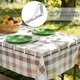 Moseem Table Cloth Clips 12 Pack Stainless Steel Table Clip Car Clips view 2