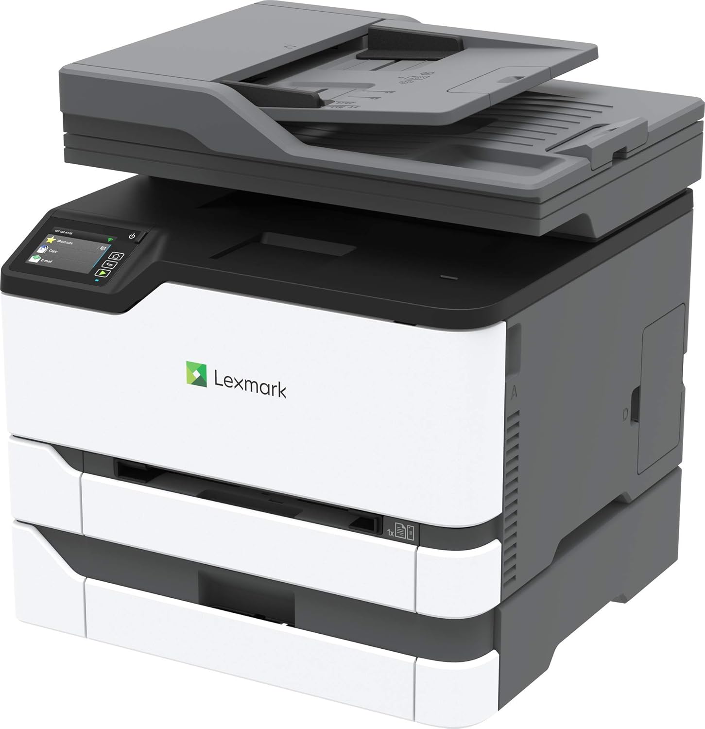 Lexmark MC3426adw Color Laser Multifunction Product with Print, Copy, Fax, Scan and Wireless Capabilities, Plus Full-Spectrum Security and Print Speed up to 26 ppm (40N9360), White, Small: Electronics