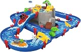 AquaPlay Mountain Lake Water Table 70-Piece Outdoor Garden Toy Ages 3+ & Lock view 2