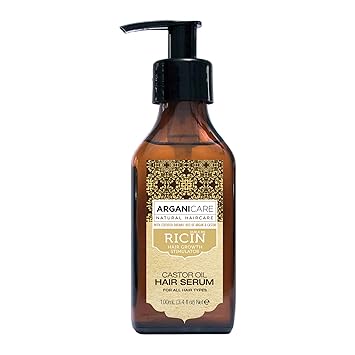 Amazon Com Arganicare Certified Organic Castor Oil Hair Serum