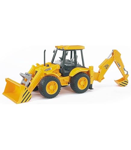 Amazon.com: Siku 3558, JCB 4CX Backhoe Loader, 1:50, Metal/Plastic