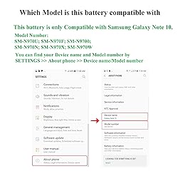 Viimon for Note 10 Battery Replacement Kits