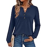 AUTOMET Womens Tops Long Sleeve Shirts Fall Fashion Clothes Henley Dressy Casual Blouses Trendy 2026
