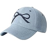 THESSNCE Bow Hat Y2k Baseball Cap Trucker Hats Women Coquette Aesthetic Preppy Sun Hat Cute Baseball Caps for Women