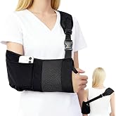 ROUDUELS Arm Sling Shoulder for Men and Women Rotator Cuff Support Brace-Comfortable Medical Sling for fit Left or Right Arm-Support,Shoulder,Wrist,Elbow,Clavicle Fracture Post-Surgery