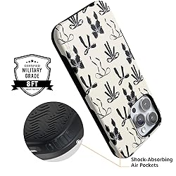 Casely iPhone 16 Pro Max Case | Goth Girlie | Black