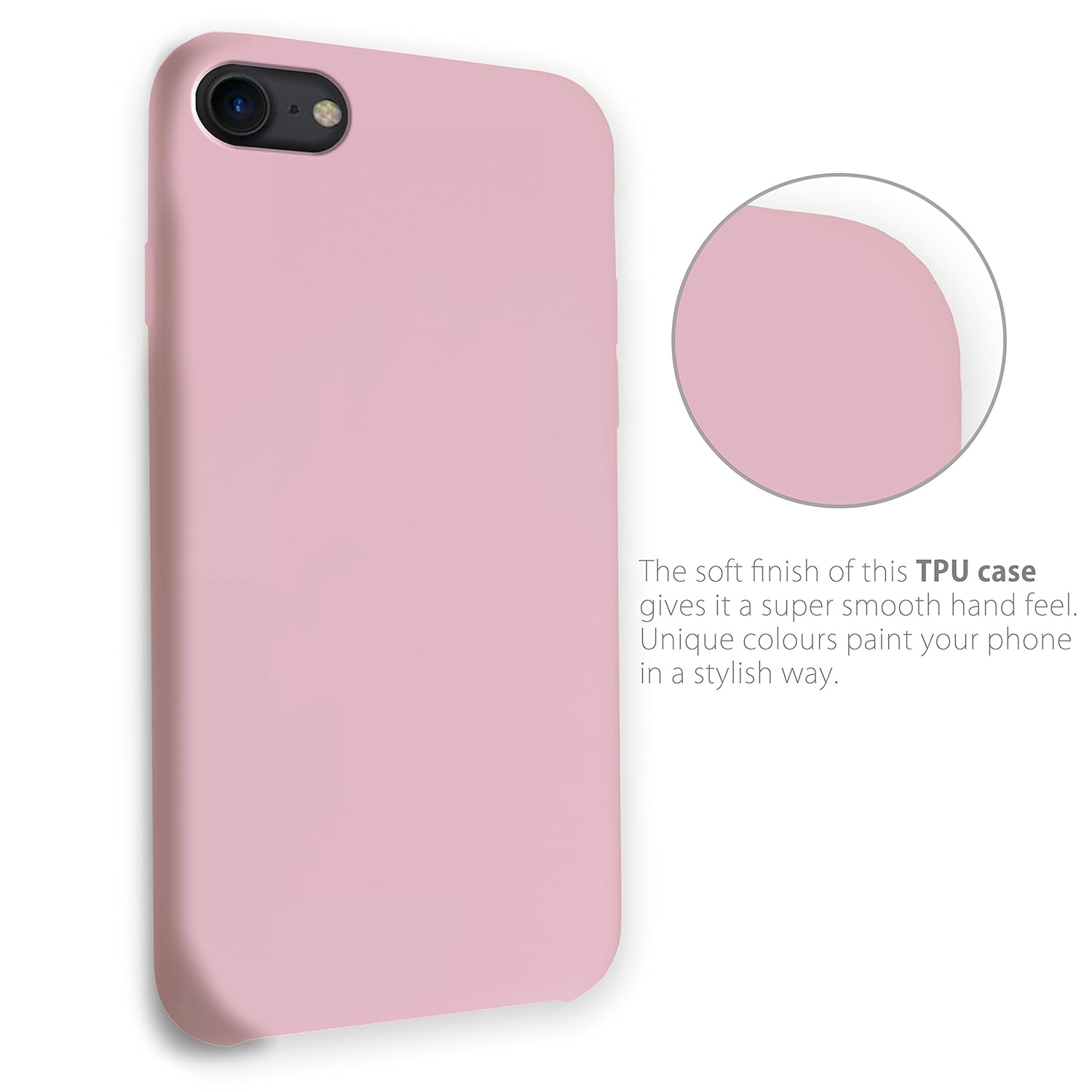 MyGadget Funda para Apple iPhone 7/8 [Soft Touch Case] Antigolpes ...