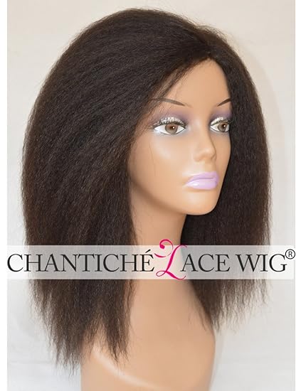 Chantiche Short Italian Yaki Wig For African Americans Glueless