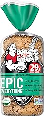 Dave's Killer Bread Epic Everything Bagels, Organic Bagels, 26g Whole Grains per Bagel, 5 Count