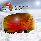 Odoland OTG Ski Goggles Frameless Interchangeable Magnetic Lens view 5