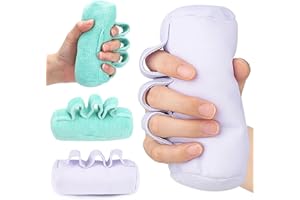 2 Pcs Finger Contracture Grip, Palm Grips for Hand Exercise, Palm Protector Hand Contracture Cushion for Rehabilitation Strok
