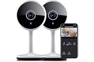 Geeni Vivid Indoor Smart Wi-Fi Camera, 1080p HD Surveillance with 2-Way Talk and Motion Detection, Compatible with Alexa and 