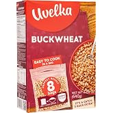 Uvelka, Buckwheat Groats (Grechka/Kasha), 8 Boil-In-Bags, Easy to Cook, 640g/22.6oz (Ancient Grains)