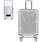 Yotako Clear PVC Suitcase Cover Protectors 30 Inch Luggage Cover Protectors for Wheeled Suitcase 30''