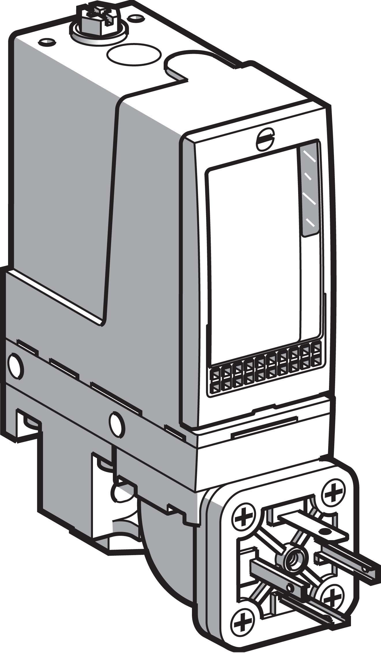 Telemecanique Sensors XMLA035A2C11 XMLA Pressure Switch, Fixed Scale 1 Threshold, 1 C/O, 35 bar