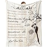 VHIKMLY Wedding Gifts for Couples 2026, Wedding Gifts for Newlyweds, Bridal Shower Gifts for Bride to Be, Wedding Blanket, Mr and Mrs Gift 60"x50" Happy Anniversary Marriage Throw Blanket