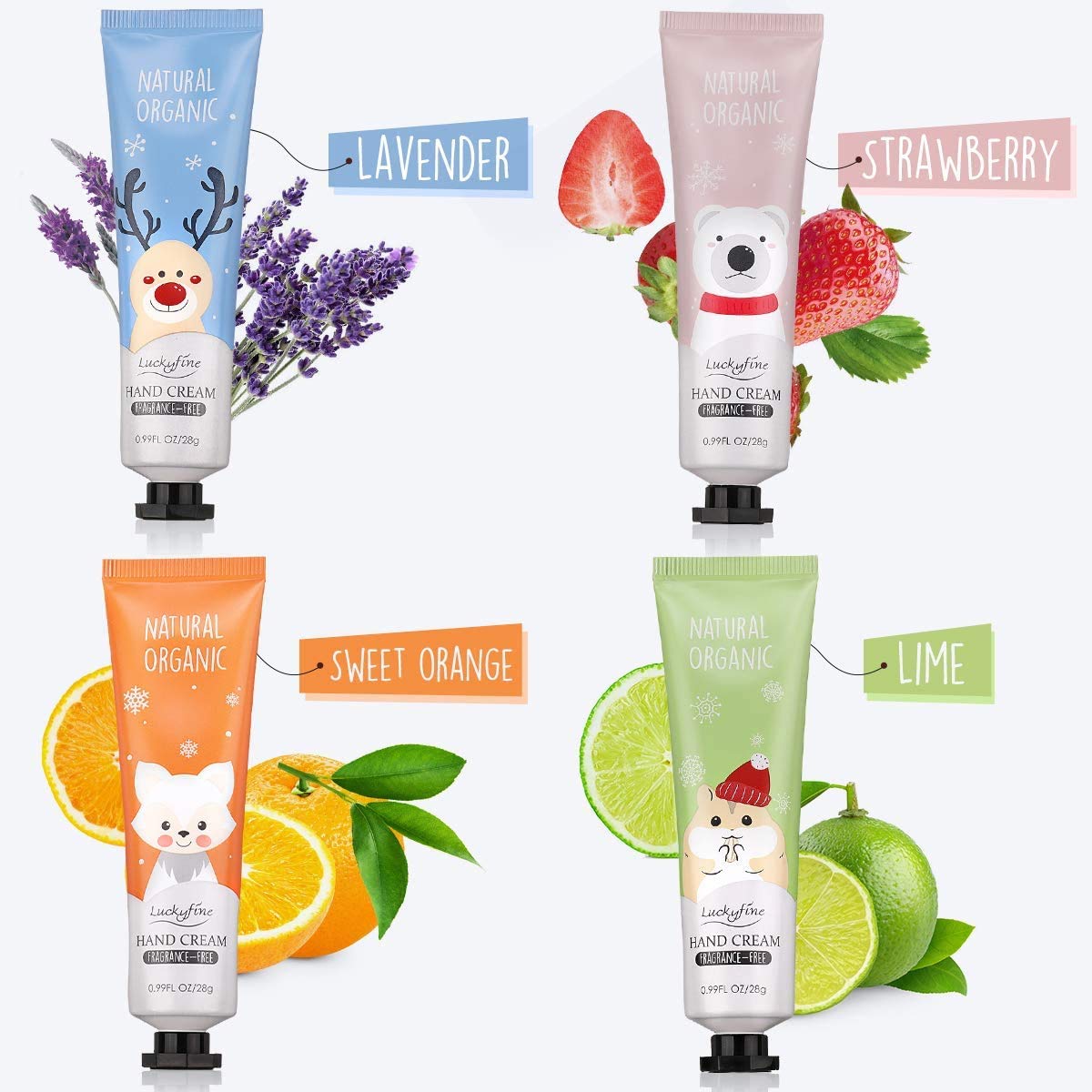 Hand Cream Gift Set, 8 Pack Travel Size Nourishing Hand Cream Set with Natural Shea and Vitamin E, Moisturizing & Hydrating for Dry Hands, Ideal Gift for Women : Beauty
