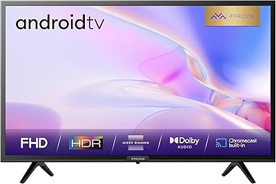iFFALCON iFF32S52 Fernseher 32 Zoll (80cm) Smart TV (HDR, Triple Tuner, Micro Dimming, Android TV, Prime Video, Google Assistant)