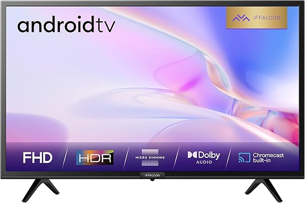iFFALCON iFF32S52 Fernseher 32 Zoll (80cm) Smart TV (HDR, Triple Tuner, Micro Dimming, Android TV, Prime Video, Google Assistant)