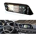 ZCLINKO for 2020-2023 Hyundai Sonata Screen Protector 10.25Inch 2023 Sonata Accessories Sonata DN8 SE/SEL/Limited/N Line/SEL Plus Navigation Protective Film Tempered Glass 9H (10.25-Inch)