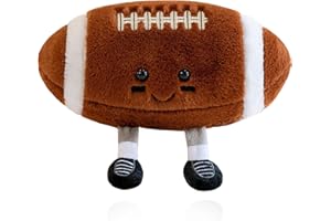 Rugby Ball Plush Pillow, Football Pillow Toy for Decoration, Cute Sports Throw Pillow for Home, Rugby-Themed Birthday Gift fo