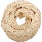 NEOSAN Womens Thick Ribbed Knit Winter Infinity Circle Loop Scarf | Cashmere-Like Soft, Warm, Versatile Wrap, Head Neck Covering, Cold Weahter Warmer, Scarves For Women