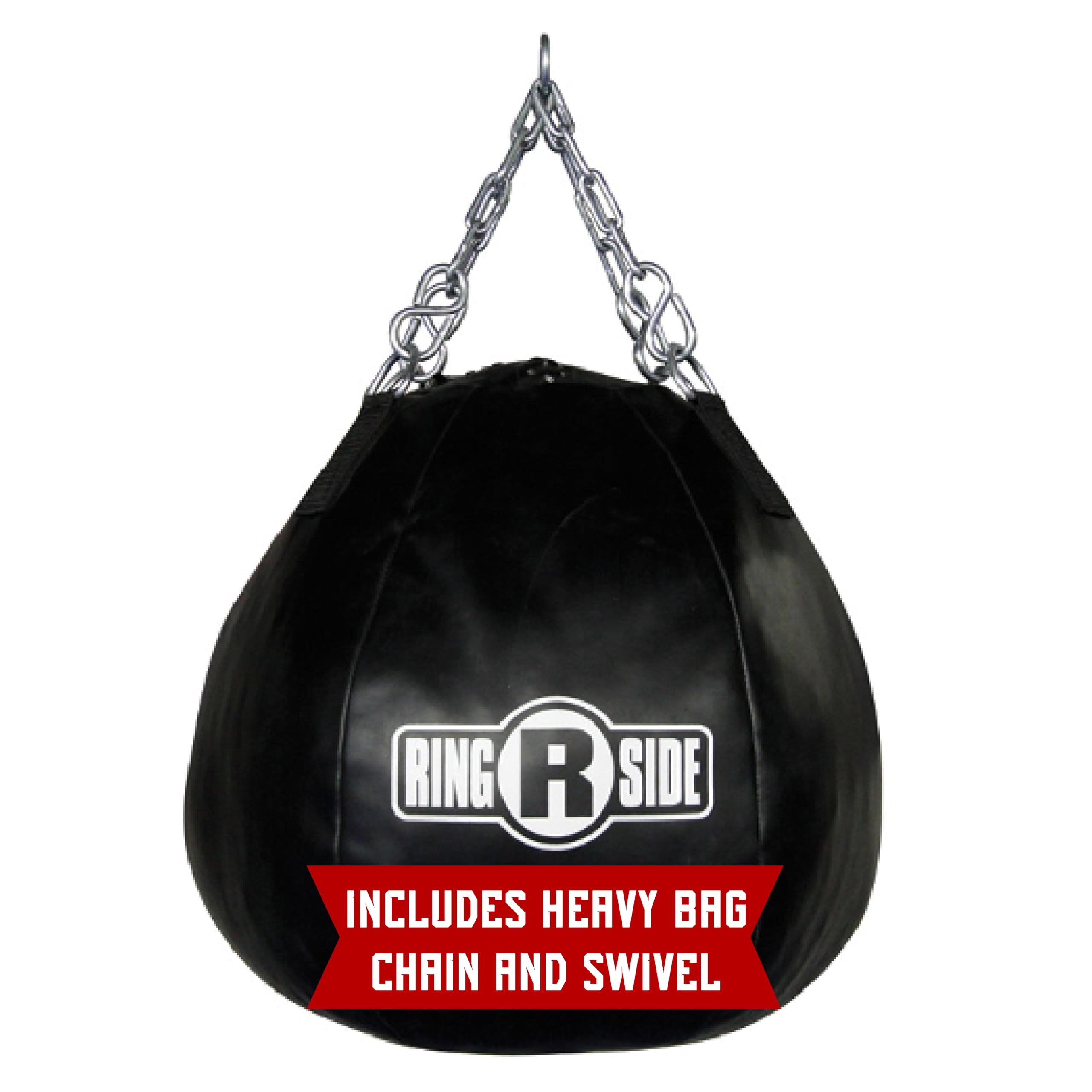 Sacco Da Boxe Pesante Ringside Powerhide – 45,4 Kg – Imbottitura Morbida 5 Cm – Per Boxe, MMA, Muay Thai – Inclusi Catena E Moschettone
