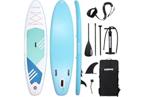 ROMELANDS Inflatable Stand Up Paddle Board with Premium SUP Accessories & Carry Bag Adult Standing Boat
