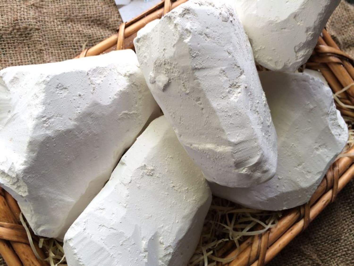 SUMY Edible Chalk Chunks (Clumps) Natural for Eating (Food), 1 lb (450 g)