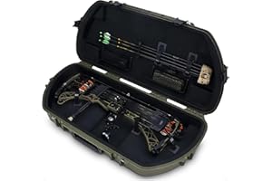 SKB Hard Protective Storage Case for Archery Bow and Arrows, iSeries Shaped Bow Case - Quiver Holder and Gear Box for Hunting Accessories