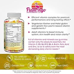 Flamingo Supplements Multivitamin Gummies | Vegan
