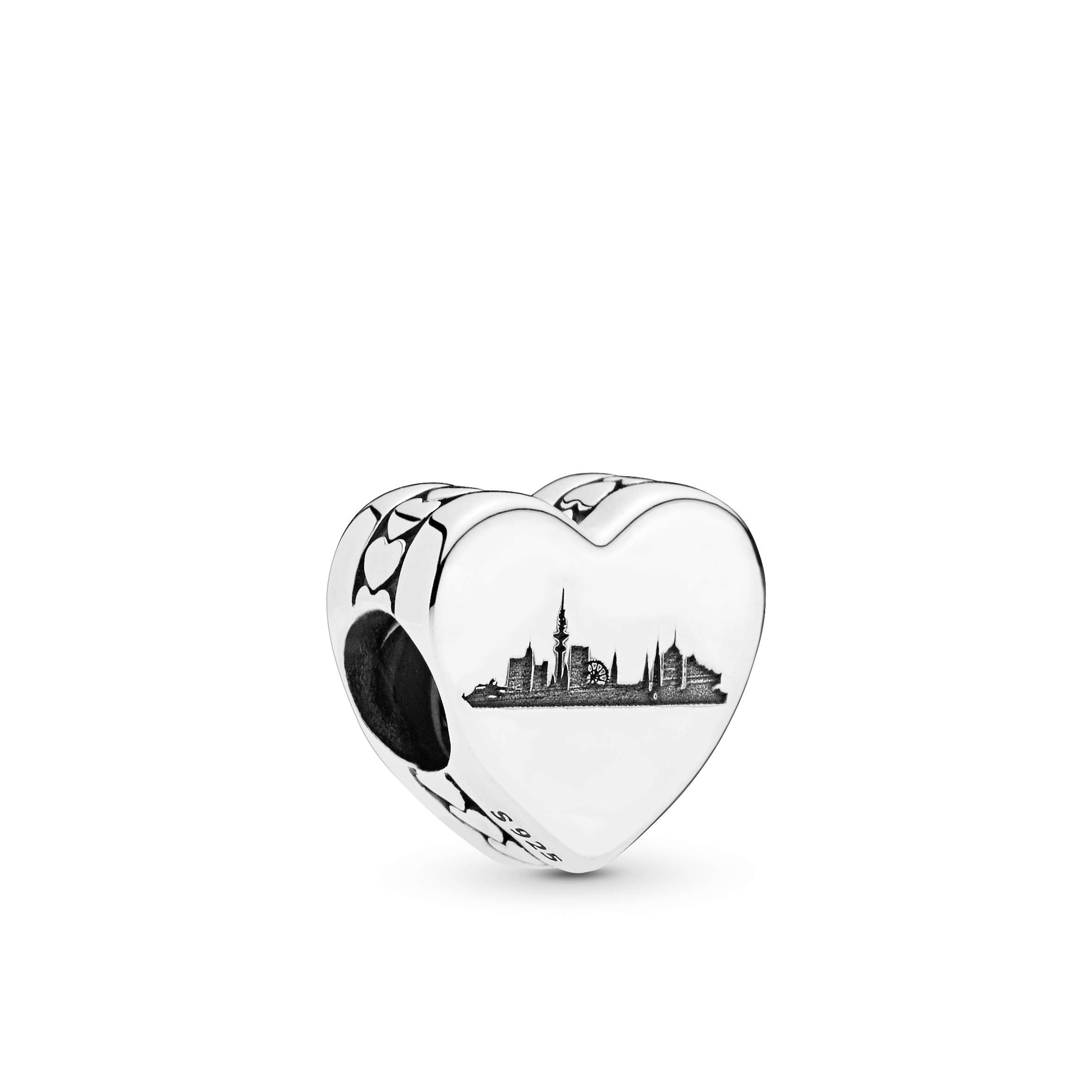 Pandora Hamburg skyline silver charm