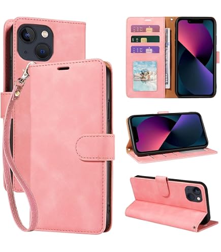 Amazon.com: oakxco for iPhone 13 Mini Wallet Case with Credit Card