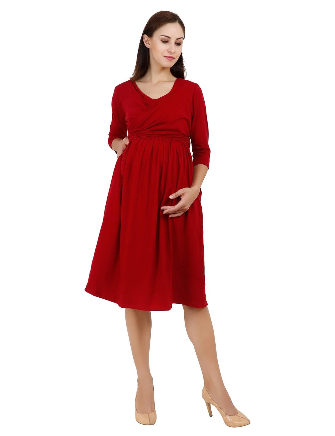 one piece dress three fourth