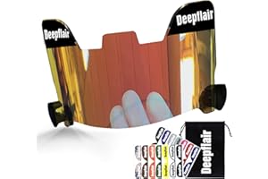 Deepflair Football Helmet VisorFootball Helmet Visor Impact Resistant Visor for Youth&Adult Football Gear