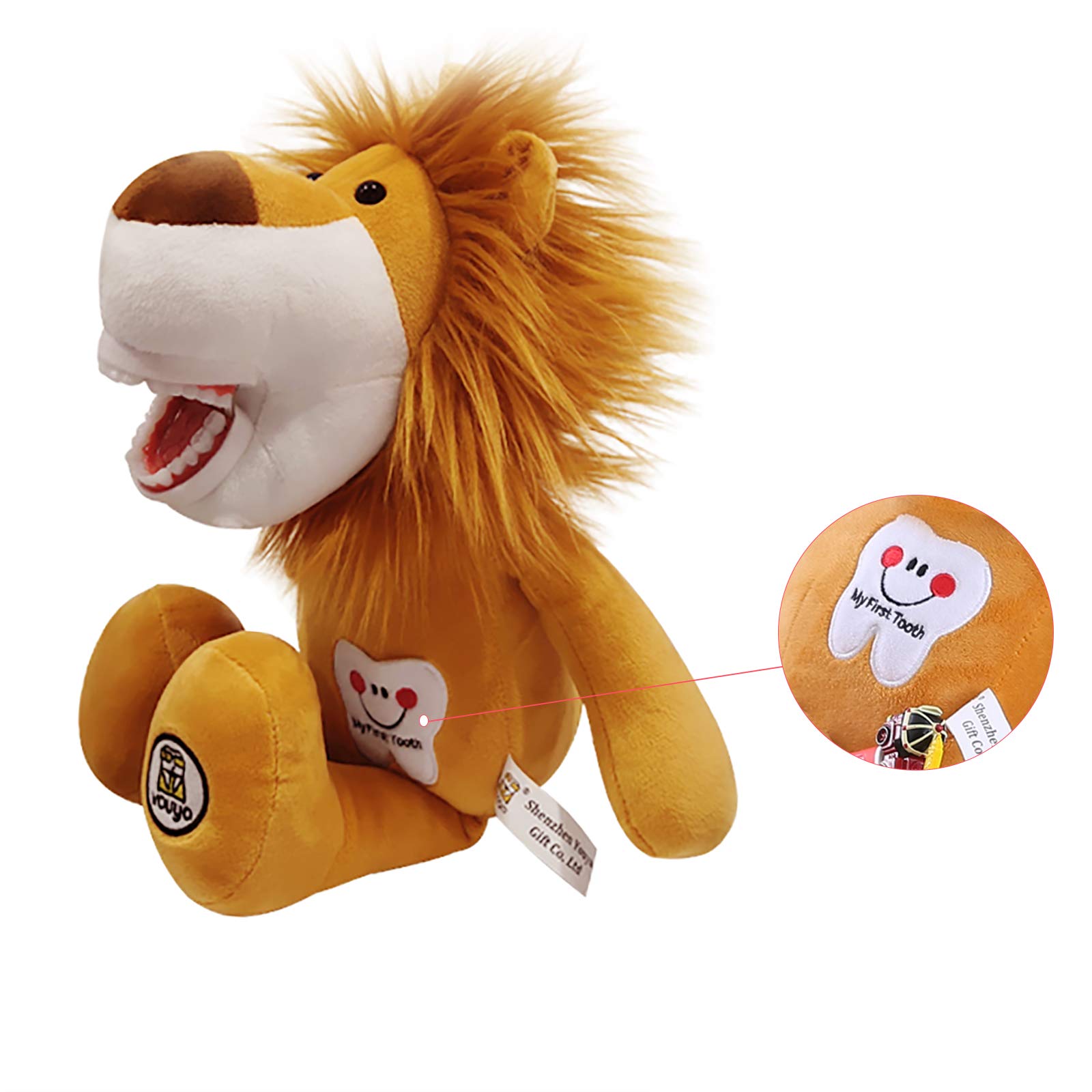Photo 1 of YOUYA DENTAL Tooth Fairy Plush, Oral Health Presentation Doll Puppet Little Lion Tooth Fairy Dental Educational Plush Small Size Doll with Teeth for Kids Chidren Boys Girls