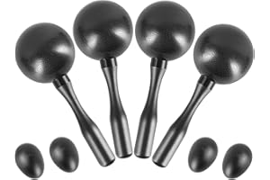 EASTROCK Maracas Shaker Rattles ABS Sand Hammer Hand Percussion Rattles, Great Percussion Instrument for Live Performance and