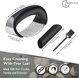 Ever Last Garlic Press Rocker 304 Stainless Steel Garlic Ginger Crusher view 8