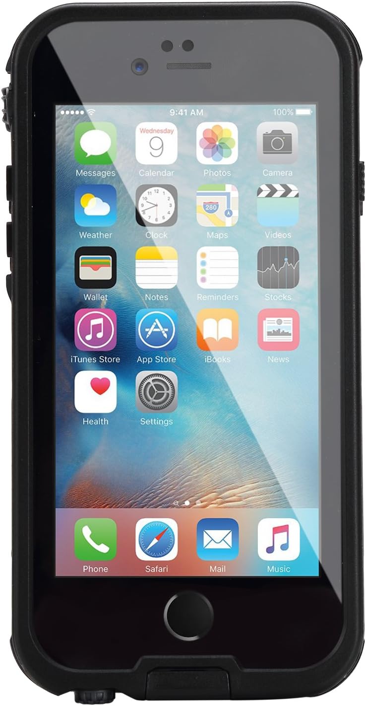 CIZI Waterproof IPhone 6/6s Case (4.7" Version),IP68 Certified Protector Case Cover,Shockproof Dirtproof Snowproof for Apple Iphone 6/6s (Black)